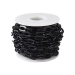 Beadthoven Roll 16.4 Feet Aluminium Curb Chains 9X1.8X1.5MM Black Twisted F.... Fixed Price $20.16.