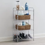 4-TIER Multipurpose Wire Shelving Unit Freestanding Storage Rack Shelves Us. Fixed Price $51.46.