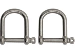 Extreme Max 3006.8228.2 Boattector Stainless Steel Wide Shackle 5/16" 2-PACK. Fixed Price $32.86.