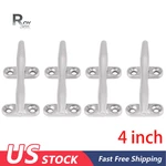 Pack 4" Boat 316 Stainless Steel Open Base Dock Cleats Marine Rope. Fixed Price $22.99.
