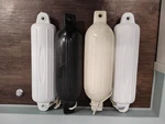 Attwood Softside Oval Plastic Nautical Boat Fender White Lot 4. Fixed Price $40.00.