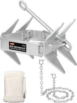Ouleme 25LB Folding Box Anchor 100' Nylon Rope/chain Pontoon/cruiser 40'. Fixed Price $149.99.