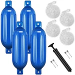 4PCS Boat Fender 8.5" X 27" Ribbed Marine Vinyl Bumper Dock Shield Protection. Fixed Price $63.95.