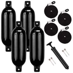 Ribbed Pvc Boat Fender Vinyl Bumper Marine Dock Shield Protection 6.5"X24". Fixed Price $39.95.