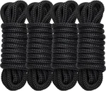 4 Pack 1/2" X 15 Boat Dock Lines For & Pontoon, Black. Fixed Price $33.96.