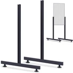 Set Of 2 Pairs Slide-on Grid Legs Base Rectangular Tube T-shape Wall P.... Fixed Price $88.67.