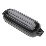 Single Inflatable 5.5" Diameter 20" Black Onyx Vinyl Smooth Boat Fender. Fixed Price $53.95.