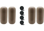 Extreme Max 3006.7479.4 Boattector Htm Inflatable Fender 4-PACK 8.5" 20", Sand. Fixed Price $148.20.
