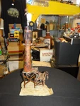 Vintage Collectible Sculpture Lighthouse/dock "tree Wind" By Artist A.g. Cap. Fixed Price $250.00.