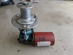 Ideal Windlass Motor Model Mm, Serial EN-87 12V, Gearbox Assembly, And Capstan.. Fixed Price $300.00.
