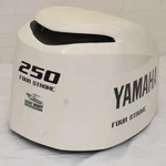 Yamaha 250 Hp Four Stroke Boat Outboard Motor Cowling White - Used. Fixed Price $980.71.