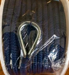 Seachoice Double Braided Nylon Anchor Line Boat 3/8" X 100 Ft Navy 42221. Fixed Price $37.38.