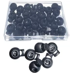25 Pcs Adjustable Ball Cord Lock Round Toggle Stopper Rope. Fixed Price $9.49.
