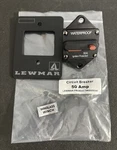 Lewmar Circuit Breaker 50 Amp Panel Mount 68000348. Fixed Price $45.00.