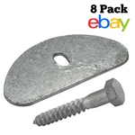 Eagle Float Mounting Hardware, 3/8"X4" Hex Lag Bolt And Custom Washer (8QTY). Fixed Price $49.98.