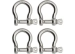 Extreme Max 3006.8309.4 Boattector Stainless Steel Bow Shackle 1", 4-PACK. Fixed Price $235.29.