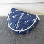 Taylormade Mallet Putter Cover Blue White Embroidered Hook And Loop. Fixed Price $10.00.