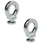 Pack Of 2 Polished Stainless Steel Fender Lock Spare Eyes For Boats. Fixed Price $19.47.