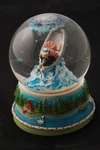 East Tawas Michigan Snow Globe 3.5 Bear Fishing Motor Boat Cabin Decorative Base. Fixed Price $9.99.