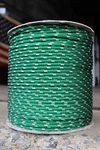 New England Sta-set Halyard Sheet Line Dacron Sail Rope 1/4" X 11' Green/white. Fixed Price $13.50.