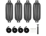 Xgeek Fenders 4/PCS 5.5 In Bumpers Boats Up To 35FT, Grey. Fixed Price $31.99.