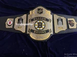 Nhl Boston Bruins Championship Replica Adult Size Ice Hockey Wrestling Belt. Fixed Price $189.00.