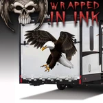 Attacking Eagle Hauler Trailer Boat Laminated Vinyl Grahic Lift Gate Rv Decal. Fixed Price $89.99.