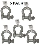 (5PACK) New West Marine 19167600 Galvanized 1/2" Steel Screw Pin Anchor Shackles. Fixed Price $23.99.