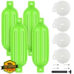 Veithi Boat Fenders Pack 4.5-16 Inch Ribbed Vinyl Bumpers. Fixed Price $70.99.