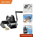 Manual Boat Winch 1200 Lbs Capacity Hand Crank Reel With Heavy Duty Rope. Fixed Price $61.99.