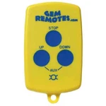 Gem Boat Lift Remote With 3 Button Key Fob, Yelllow, New, Free Shipping. Fixed Price $54.00.