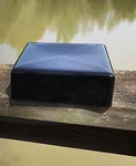 Marine Dock Piling & Post 5.5" Ez-install (flexible) Square Cap Black. Fixed Price $8.49.