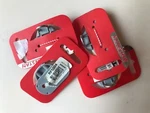 Four New Ronstan Carbon Fiber C-cleats, Rope Guide, Small. Fixed Price $19.99.