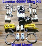 Lunmar Boat Lifts 6000# Sling Kit Wood Mount. Fixed Price $1906.81.