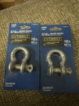 2 Everbilt Anchor Shackle Galvanized 5/16" 1500 Lbs Working Load. Fixed Price $22.45.