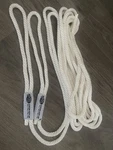 2 Pack Bass Pro Shops 15 3/8 Solid Braid Mfp Dock Line With Loop - White. Fixed Price $16.00.