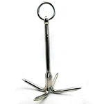 9" Heavy Duty Stainless Steel 316 Grappling Hook With 4-CLAW .... Fixed Price $53.69.