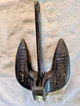 Roloff Mfg.corp. 15# N15 Coated Cast Iron Boat Anchor. Fixed Price $37.50.