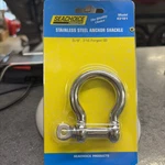 Seachoice Anchor Shackle Ss 3/8" #43181. Fixed Price $12.00.
