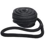 1" X 35' Double Braided Nylon Dock Marine Mooring Rope Boat Lines Black. Fixed Price $69.99.
