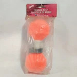 Lindy Fishing Marker Buoy Floats Orange Easy See New Old Stock Little Joe Inc. Fixed Price $10.49.