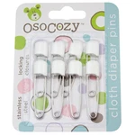 Diaper Pins - White Sturdy, Stainless Steel With Safe Locking Cl. Fixed Price $8.31.