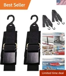 Heavy-duty Marine Tie Down Straps 2PK 48" Adjustable Boat Trailer Security. Fixed Price $36.89.