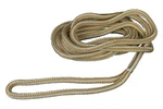 Attwood Premium 1/2" X 15' Gold/white Nylon Double Braid Dock Line. Fixed Price $16.86.