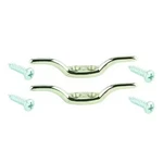 4-PACK Everbilt Marine Hardware 2-1/2 In. Chrome-plated Rope Cleat 43424. Fixed Price $12.80.