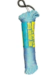Fisherman 1/4" X 100 Ft Poly Anchor Line Blue White Braided W/ Snap Hook New. Fixed Price $23.99.