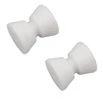 Acetal Anchor Roller Replacement White Wheels 2.36 Dia 2.82 Width. Fixed Price $30.00.