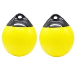 X-haibei Pair Of Boat Fender Ball Round Anchor A29(D11.4*H13.8 Inch), Yellow. Fixed Price $55.56.