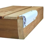 Dock Edge 8' X 3-1/8" 1" White Pvc Heavy Slant P-profile Edging. Fixed Price $191.01.