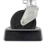 Jack Wheel Chock Dock Block Fits 6" Caster, Heavy Duty Reinforced Rubber.... Fixed Price $32.16.